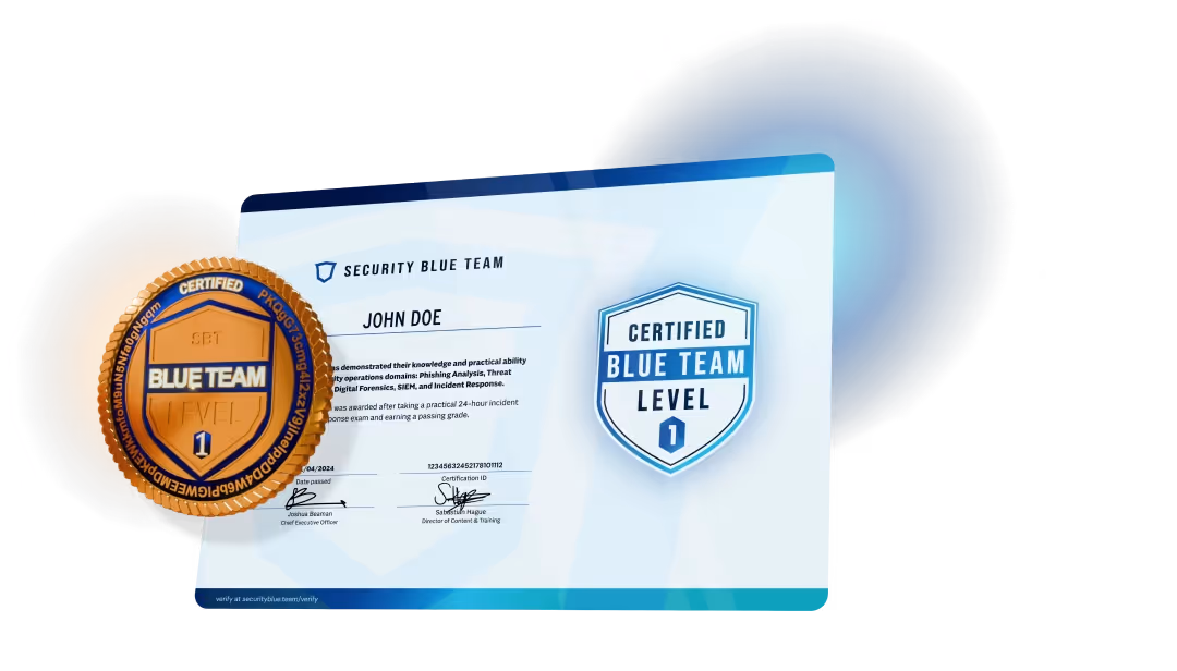 Image of a Centri certification coin