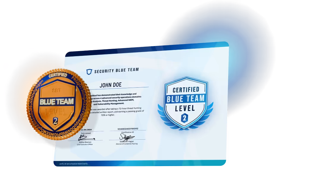 Image of a Centri certification coin